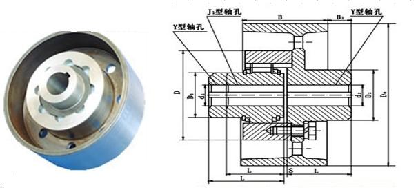 ZLL型-带制动轮弹性柱销齿式联轴器